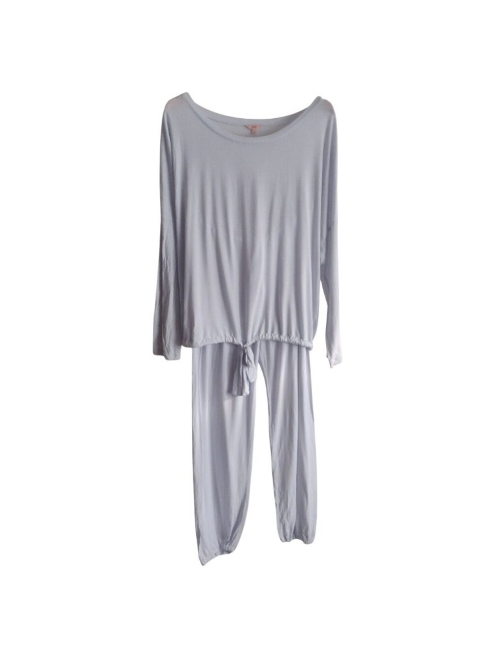 Eberjey Gisele Slouchy Set S Sky Blue Relaxed Fit Knit Tencel Modal Pajamas